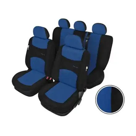Autopoťahy SIXTOL SPORT LINE + modro-čierne