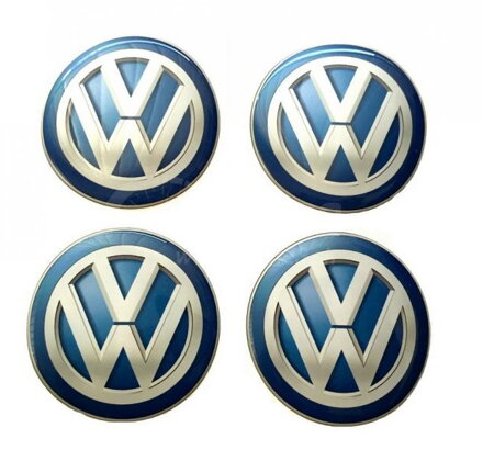 Živicové samolepky na disky 4ks 55mm - VW