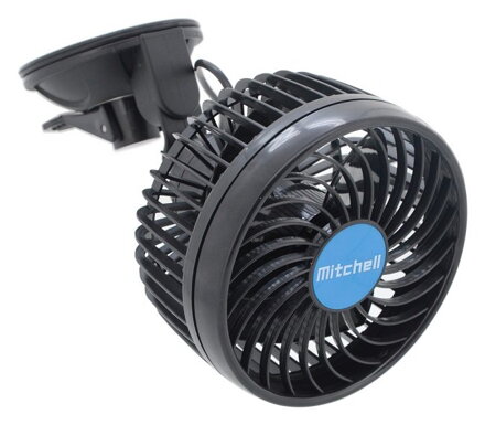 Ventilátor MITCHELL 12V s prísavkou na okno