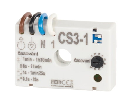 Časový spínač CS3-1 pre ventilátory