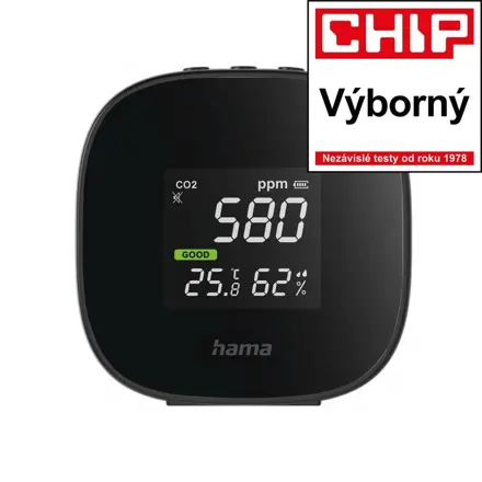Prístroj na meranie kvality vzduchu (CO2, teploty a vlhkosti vzduchu)