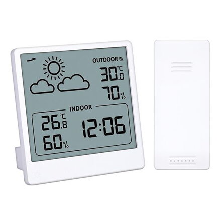 Solight meteostanica IN/OUT biela