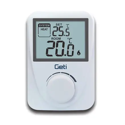 Drôtový termostat GETI GRT01 