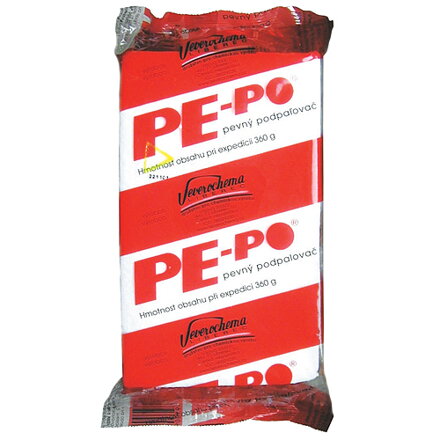 Podpaľovač PE-PO®, pevný, 40 podpaľov