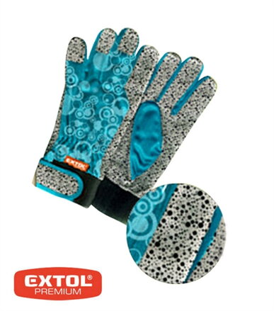 Záhradné kožené rukavice veľkosť 10" Extol Premium