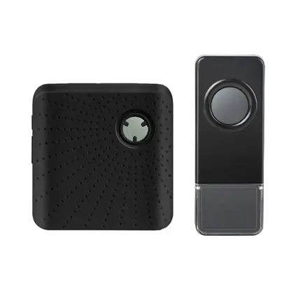 Zvonček bezdrôtový GETI GWD102B mini čierny