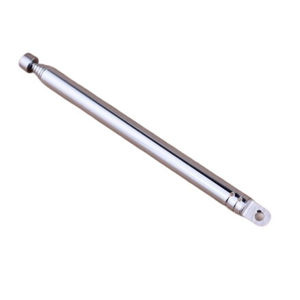 Teleskopická FM anténa 7mm, 145-740mm, otvor 3mm