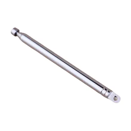 Teleskopická FM anténa 7mm, 145-740mm, otvor 3mm