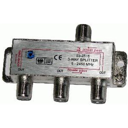 Anténny rozbočovač 1-3 (5-2400MHz) power pass