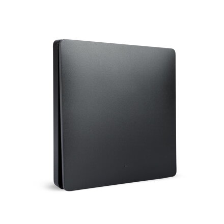 Kinetic nástenné tlačidlo - 433 Mhz - 1 obvod, čierne