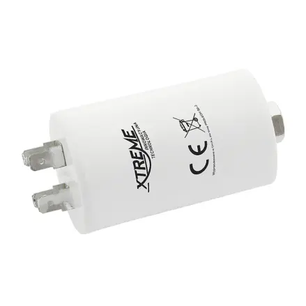 Motorový kondenzátor 25 uF / 450 VAC, 4-pin