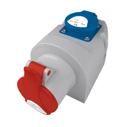 Nástenná zásuvka IZVZ 3253 32A 5-pól 400V+230V IP44