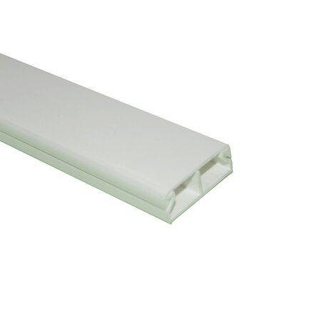 PVC inštalačná káblová lišta 30x10mm biela 2m