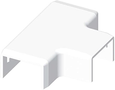 Odbočný kryt "T" biely 8604 HB pre lišty 32x15mm