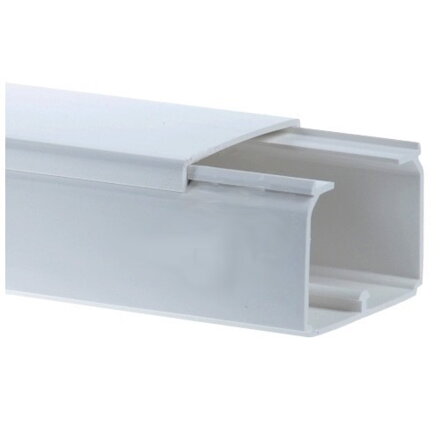 PVC lišta hranata LHD 17x17mm biela 2m (IBA OSOBNÝ ODBER)
