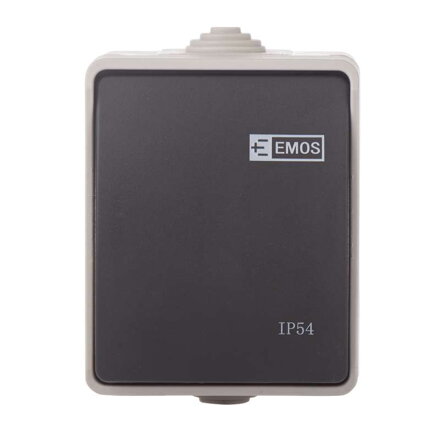 Prepínač č.6 EMOS IP54 povrchový