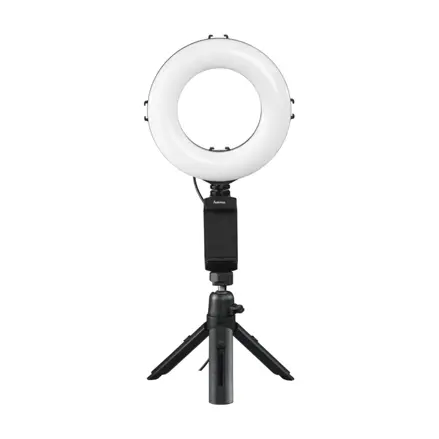 Hama kruhové LED svetlo 6,7" pre smartfóny s Bluetooth spúšťou