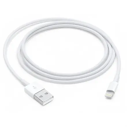 Kábel USB - Iphone 5/6 1m biely
