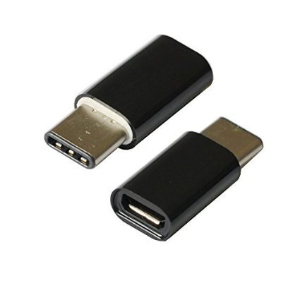Redukcia z microUSB na USB-C čierna