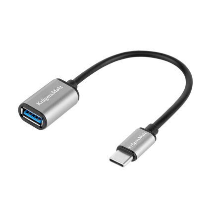 Šnúra USB A 3.0 zdierka - USB typC, OTG 15cm