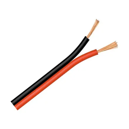 Reproduktorový kábel 2x2,5mm červeno-čierny