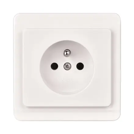 Zásuvka Tesla štandard biela 4FN150 59.2101