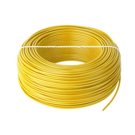 Kábel CYA 1x0,5mm2 žltý (H05V-K) lanko 