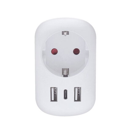 Cestovný adaptér s USB A+C 20W PD do Spojených štátov, typ B