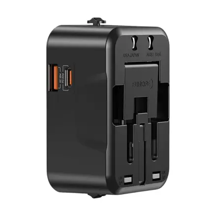 Univerzálna redukcia svetových zásuviek s USB-A+ USB-C, UNITEK