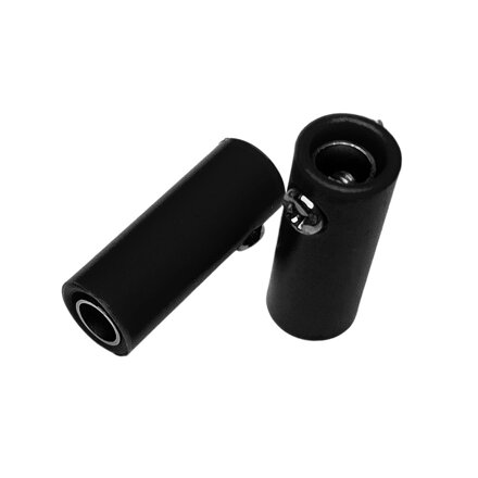 Banánik zdierka 4mm na kábel, čierna