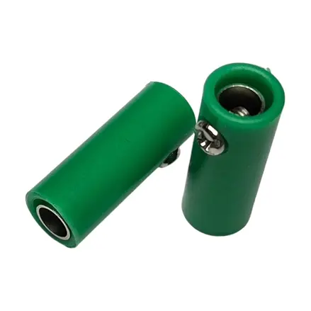 Banánik zdierka 4mm na kábel, zelená
