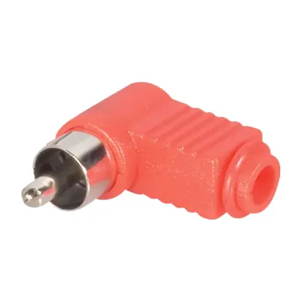 Uhlový Cinch konektor červený