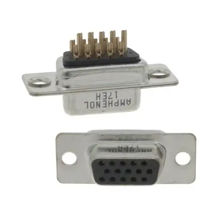 Zdierka D-Sub, 15-pin ( 3-radová )