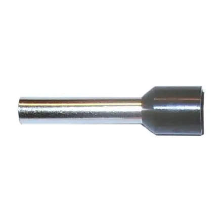 Izolovaná dutinka 6 mm², dĺžka 18 mm, čierna, 100 ks
