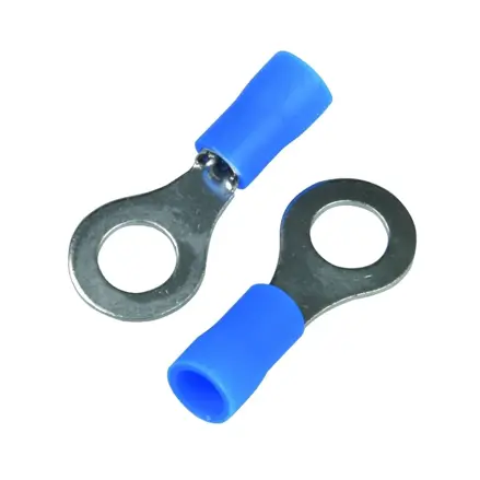 FASTON očko M6 (6,5 mm), 1,5–2,5 mm², modré, izolované