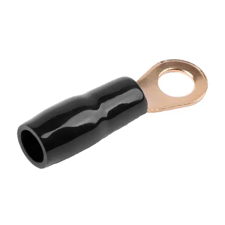 FASTON očko 16 mm, 16 mm², čierne, pozlátené