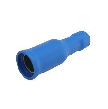 Zdierka guľatá 4mm, vodič 1.5-2.5mm, modrá izol. 