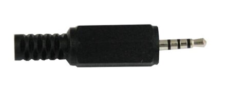 JACK konektor 2.5mm 4-pólový, na kábel
