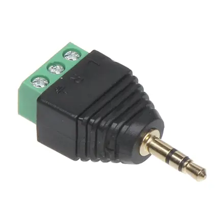 JACK konektor 3.5mm stereo so svorkovnicou