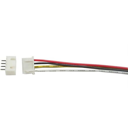 Konektor a zdierka JST-XH 4pin + kábel 15cm