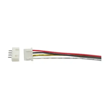 Konektor a zdierka JST-XH 4pin + kábel 15cm