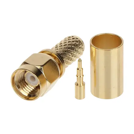 SMA male na kábel 6mm (H-155) pozlátený