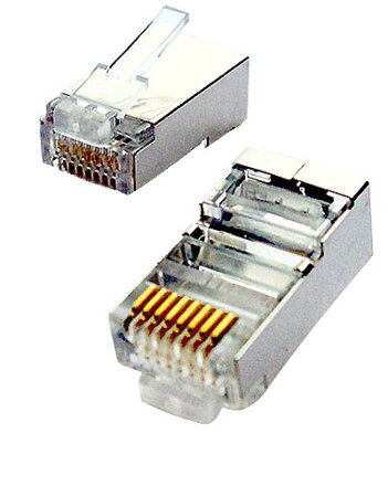 Konektor RJ45 cat.5 8P8C tienený