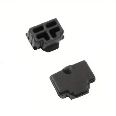 Prachotesná krytka na RJ45, čierna