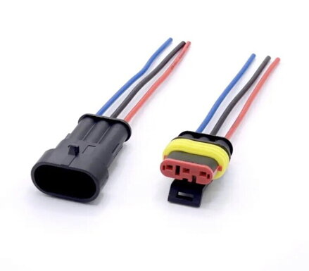 Rýchlospojka hermetická 3x Superseal 1,5mm s vodičmi
