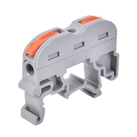 Rýchlospojka PCT-221D pre kábel 0,08-4mm2 na DIN lištu