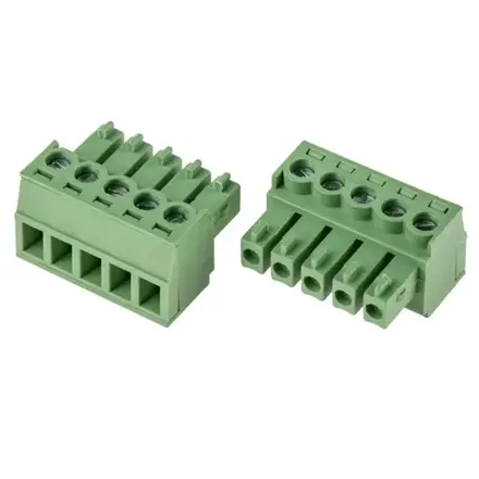 Násuvná svorkovnica KF2EDGK-5P, RM 3,81mm
