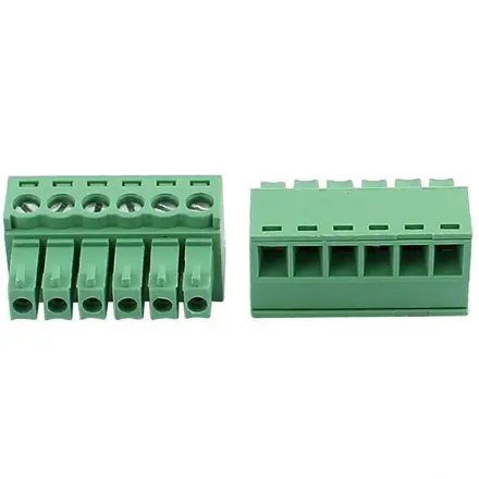 Násuvná svorkovnica KF2EDGK-6P, RM 3,81mm