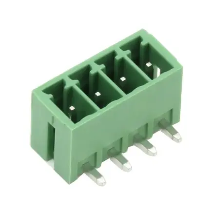 Násuvná svorkovnica do DPS uhlová, KF2EDGR-4P, RM3,81mm