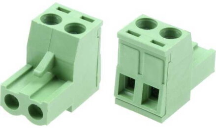 Násuvná svorkovnica KF2EDGK-2P, RM 5,08mm